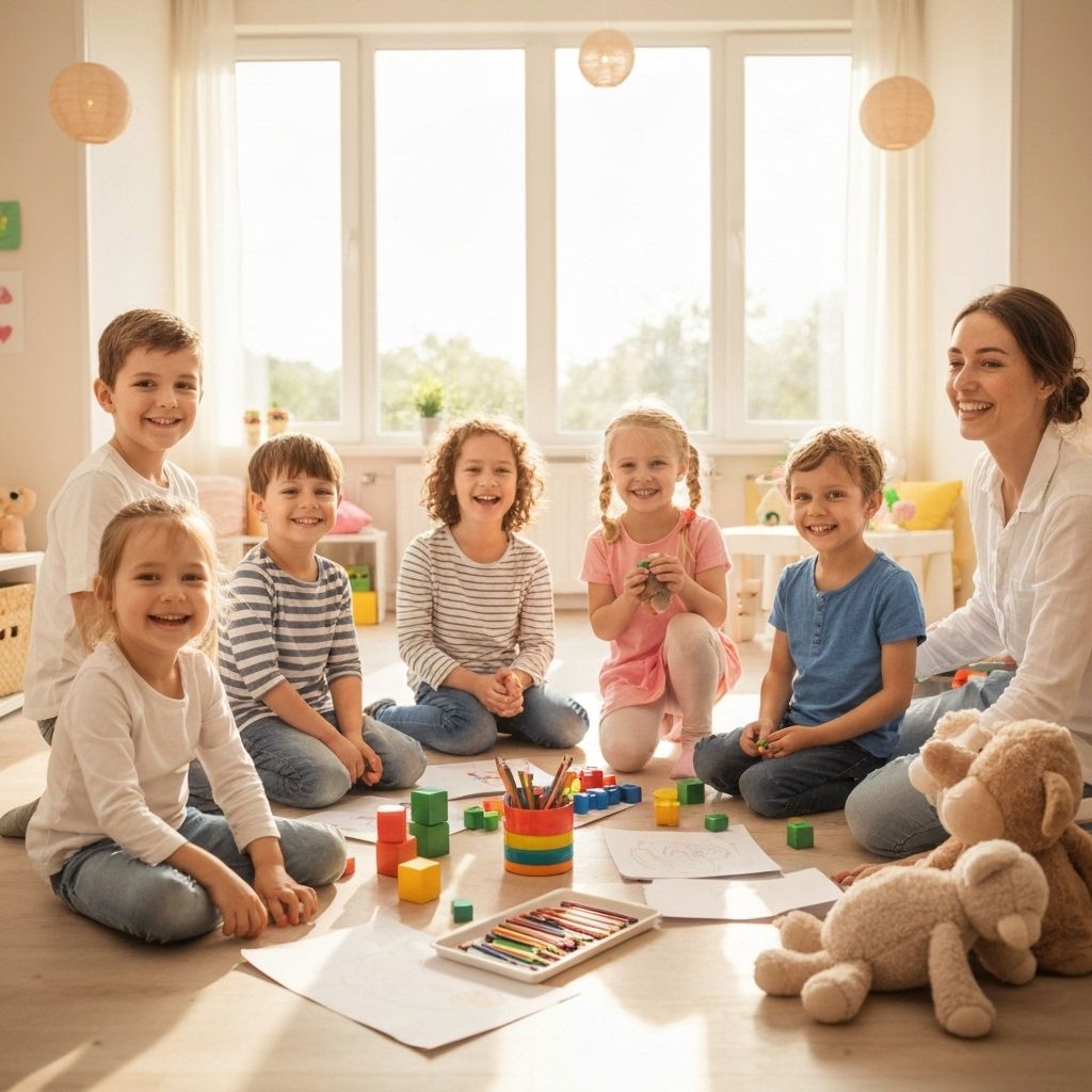 Under School Age Care - diverse children in daycare